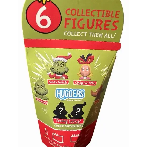 Lot of 2 The Grinch Phone Huggers Decorative Mini Figures Blind Box New Sealed - Picture 4 of 5